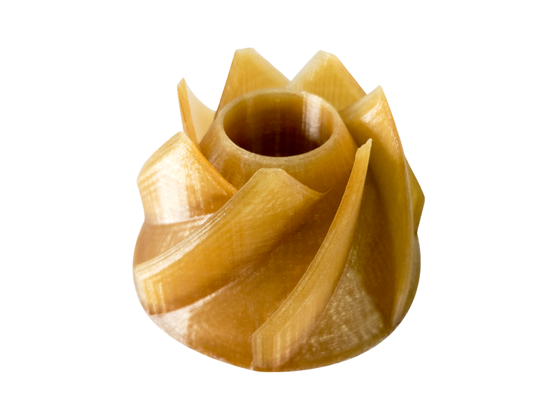 3d part printad i Ultem med support