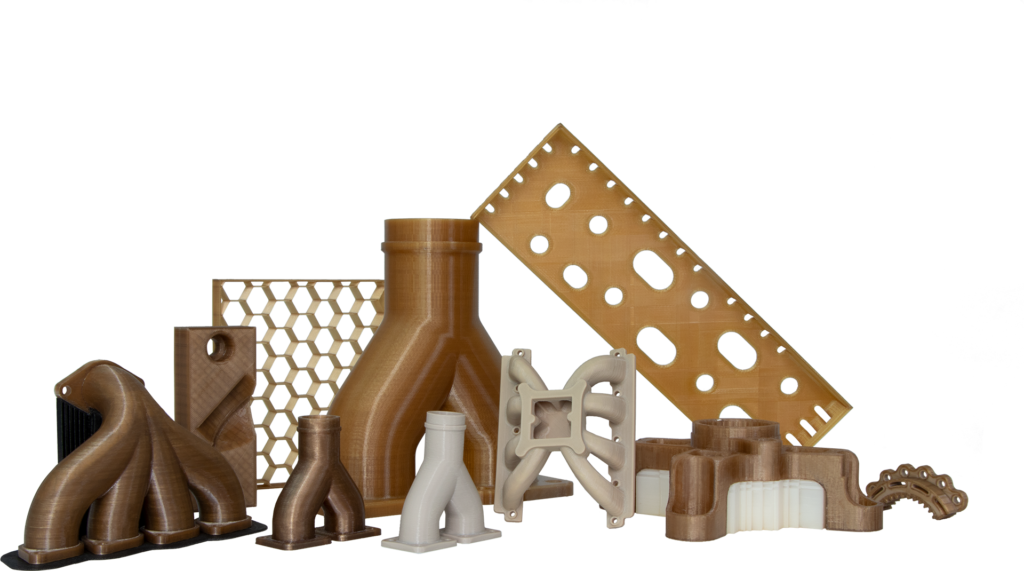 Högpresterande utskrifter i avancerade material av Intamsys.