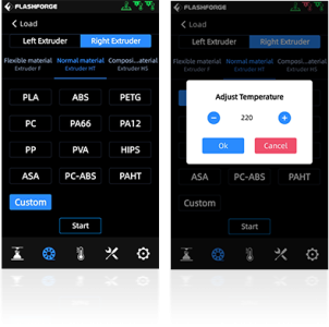 Flexibelt filamentsystem med stöd för anpassning.