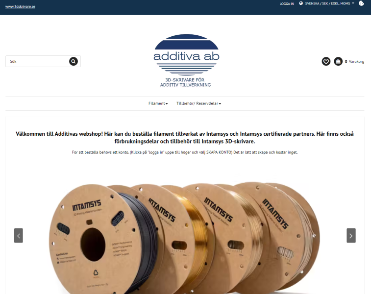 Additivas webbshop